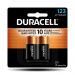 Duracell 123 Batteries CR17345 High Power Ultra 3V Lithium Pack of 2 156737