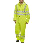 B-Seen Super B-Dri Coveralls Breathable XL Saturn Yellow Ref PUC471SYXL *Up to 3 Day Leadtime* 156961