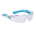 Bolle Rushplus Platinum Safety Glasses Clear/Blue Ref BORUSHPSPSIPLUS [Pack 10] *Up to 3 Day Leadtime*