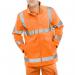 Bseen High-Vis Soft Shell Jacket EN20471 GO/RT3279 3XL Orange Ref SS20471OR3XL*Up to 3 Day Leadtime*