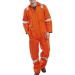 Click Fire Retardant Boilersuit Nordic Design Cotton 38 Orange Ref CFRBSNDOR38 *Up to 3 Day Leadtime*