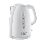 Russell Hobbs Textures Kettle 1.7L 3000W 360 Degrees Rotation Auto-off Safety Lid White Ref RH2127 157197