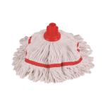 Robert Scott & Sons Hygiemix T1 Socket Cotton & Synthetic Colour-coded Mop 250g Red Ref MHH250R 157483