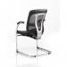 Adroit Mirage Cantilever Chair With Arms Mesh Black Ref BR000092