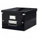 Leitz Click & Store Collapsible Storage Box Medium For A4 Black Ref 60440095 157582