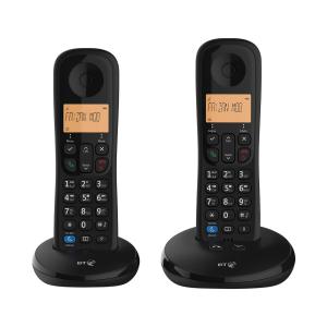 BT Everyday Cordless With Telephone Answer Machine Phone Twin Ref