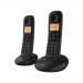 BT Everyday Cordless With Telephone Answer Machine Phone Twin Ref 090666