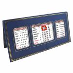At-A-Glance 2024 Desk Calendar Three Months to View Leatherette Binding 250x130mm Assorted Ref 3S 2024 157922