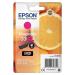 Epson T33XL Inkjet Cartridge Orange High Yield Page Life 650pp 8.9ml Magenta Ref C13T33634012