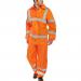 BSeen Hi-Vis L/Wt Suit Jkt/Trs EN ISO 20471 EN 343 Medium Orange Ref TS8ORM *Up to 3 Day Leadtime*