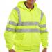 B-Seen Sweatshirt Hooded Hi-Vis Polyester Pockets L Saturn Yellow Ref BSHSSENSYL *Up to 3 Day Leadtime*