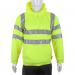 B-Seen Sweatshirt Hooded Hi-Vis 280gsm 4XL Saturn Yellow Ref BSSSH25SY4XL *Up to 3 Day Leadtime*