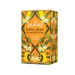 Pukka Individually Enveloped Tea Bags Lemon Ginger and Manuka Honey Ref 5060229011541 [Pack 20] 158638