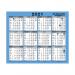 At-A-Glance 2021 Wall/Desk Calendar Year to View Gloss ...