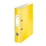 Leitz WOW Lever Arch File 80mm Spine for 600 Sheets A4 Yellow Ref 10050016 [Pack 10] 158762
