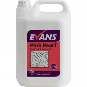 Click to view product details and reviews for Evans Vanodine Pink Pearl Hand Hair And Body Wash 5l 159018.