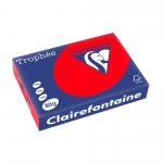Trophee A4 Coloured Paper 80G 500Sh Coral Red [Each = 500] 159078