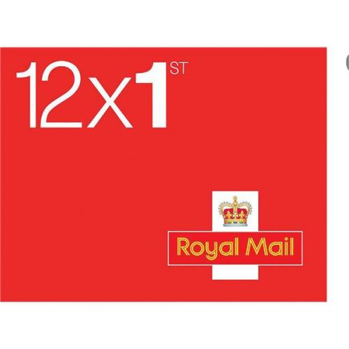 Royal Mail First Class Stamps 50 x Book of 12 1C12