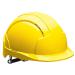 JSP EVOLite Safety Helmet ABS 6-point Terylene Harness EN397 Standard Yellow Ref AJB160-000-200