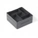 Durable Coffee Point Case High Quality Square Serving Aid Charcoal Ref 338658