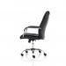 Trexus Carter Chair With Arms Luxury Faux Leather Black Ref EX000148