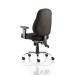Trexus Storm Task Operator Chair With Arms Fabric Black Ref OP000127