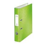 Leitz WOW Lever Arch File 80mm Spine for 600 Sheets A4 Green Ref 10050054 [Pack 10] 159863