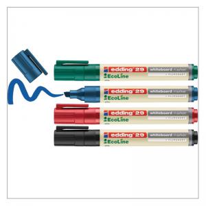Edding e-29 EcoLine Whiteboard Marker Chisel Tip Assorted Ref 4-29-4