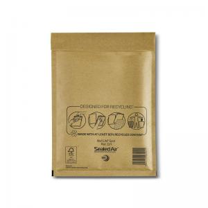 Mail Lite Gold D1 bubble lined postal bag - box of 100 160124