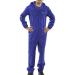 Super Click Workwear Hooded Boilersuit Royal Blue Size 36 Ref PCBSHCAR36 *Up to 3 Day Leadtime*