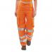 BSeen Rail Spec Trousers Ladies Teflon Hi-Vis Reflective Orange 26 Ref LRST26 *Up to 3 Day Leadtime*