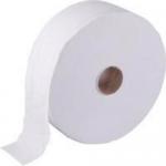 Maxima Jumbo Toilet Roll 400x90mm 2-Ply 410m White Ref 1102046 [Pack 6] 160574