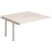 Trexus Bench Desk Double Extension Back to Back Configuration Silver Leg 1600x1600mm White Ref BE208