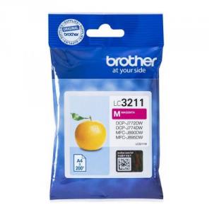 Click to view product details and reviews for Brother Inkjet Cartridge Page Life 200pp Magenta Ref Lc3211m 160727.