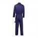 Coverall Basic with Popper Front Opening Polycotton XXXXLarge Navy Ref RPCBSN54 *Approx 3 Day Leadtime*