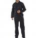 Coverall Basic with Popper Front Opening Polycotton XXXXLarge Black Ref RPCBSBL54 *Approx 3 Day Leadtime*