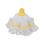 Robert Scott & Sons Hygiemix T1 Socket Cotton & Synthetic Colour-coded Mop 250g Yellow Ref MHH250Y 160896