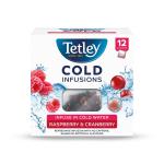 Tetley Cold Infusions Raspberry & Cranberry Ref 4692A [Pack 12] 160898