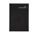 5 Star Office 2021 Appointment Diary Day to Page Casebound and Sewn Vinyl Coated Board A5 210x148mm Black