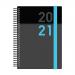Collins 2020/21 Academic Diary Day-to-Page A5 Blue Ref FP51M.60-2021