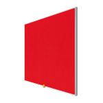 Nobo Impression Pro Widescreen Felt Notice Board 890x500mm Red Ref 1915420 160949