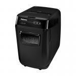 The picture captures a sleek, modern design of the Fellowes Medium Office Shredders. The Automax 200C Shredder Cross Cut P-4 Ref 4652901 160955 is visible, cutting through paper effortlessly. Its sturdy frame and efficient technology make it a valuable addition to any office space.
