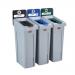 Slim Jim Recycling Station 3 Stream 914x546x1022mm Ref 2057606