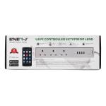 Ener-J WiFi Power Extension Lead 1.8metre With 3 AC Ports And Surge Protector Ref SHA5207 160970