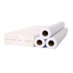 Plotter Cad Paper Rolls 80gsm Uncoated 610mm x 50M White Ref 97003422 Pack 3 161241