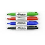 Wallet 4 Show-me TEACHER Whiteboard Markers Assorted [Pack of 4] 161265