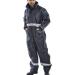 Click Freezerwear Coldstar Freezer Coveralls Navy Blue L Ref CCFCNL *Up to 3 Day Leadtime*
