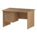 Trexus Rectangular Desk Panel End Leg 1200x800mm Fixed Pedestal 2 Drawers Oak Ref I002702