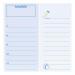 Sigel Desk Pad Calendar Planner 30 Sheets 595x410mm Light Blue Ref HO350