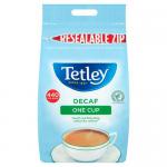 Tetley One Cup Decaffeinated Tea Bags [Pack 440] 162327